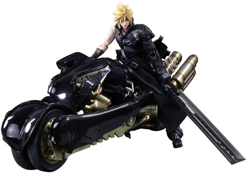 Final Fantasy VII Advent Children Play Arts Kai: Cloud Strife & Fenrir (Re-run) image 1