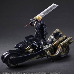 Final Fantasy VII Advent Children Play Arts Kai: Cloud Strife & Fenrir (Re-run)