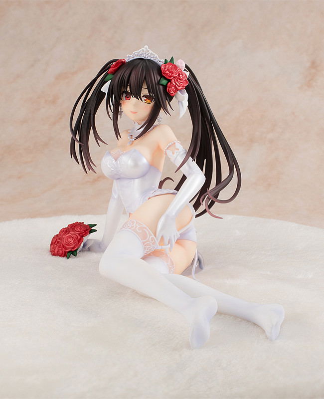 KD Colle Date A Live 1/7 Scale Pre-Painted Figure: Light Novel Edition Kurumi Tokisaki Wedding Dress Ver. image 7
