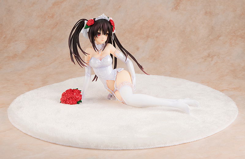 KD Colle Date A Live 1/7 Scale Pre-Painted Figure: Light Novel Edition Kurumi Tokisaki Wedding Dress Ver. image 8