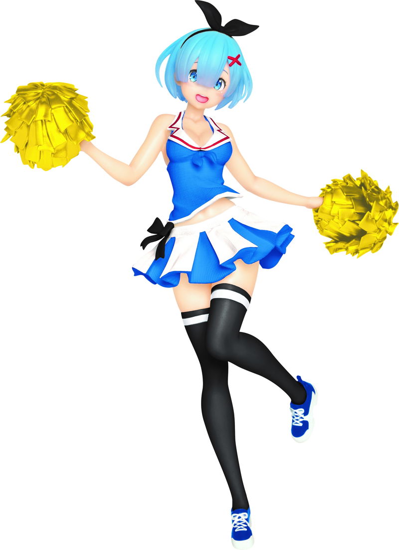 Re:Zero Starting Life in Another World Pre-Painted Precious Figure: Rem Cheerleader Ver. Renewal image 1