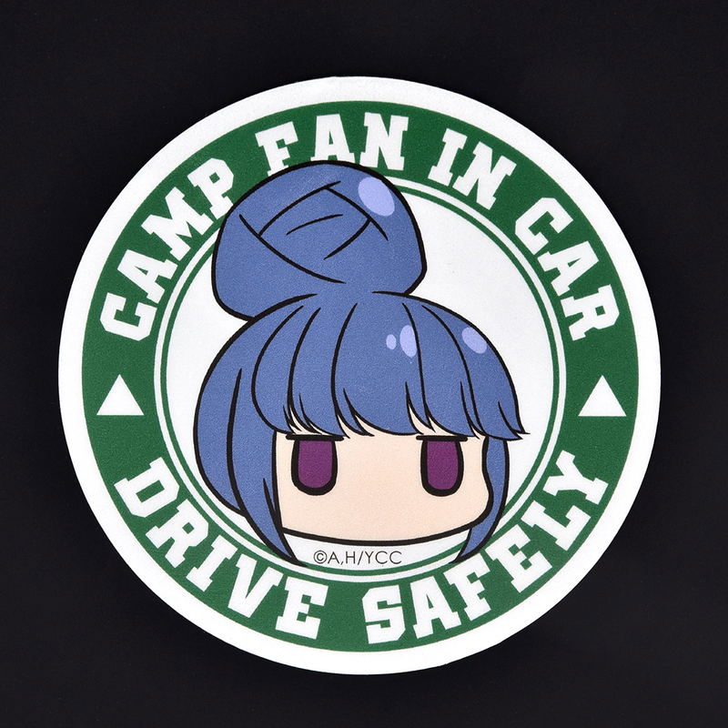 Yurucamp: 04 Rin Reflector Magnet Sticker image 1