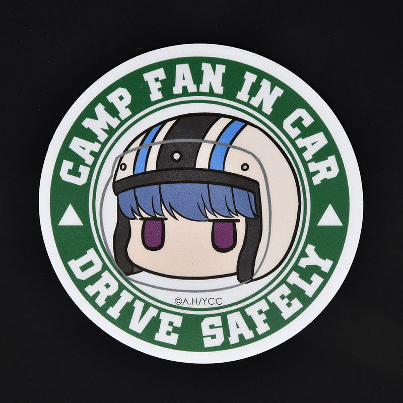 Yurucamp: 05 Rin Helmet Reflector Magnet Sticker image 1