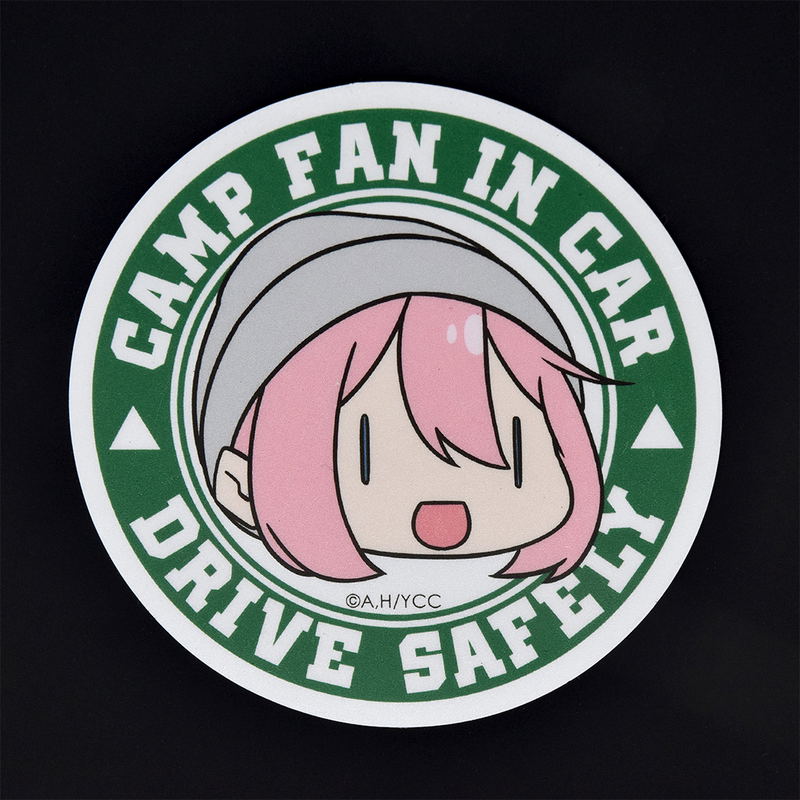 Yurucamp: 08 Nadeshiko Knit Reflector Magnet Sticker image 1