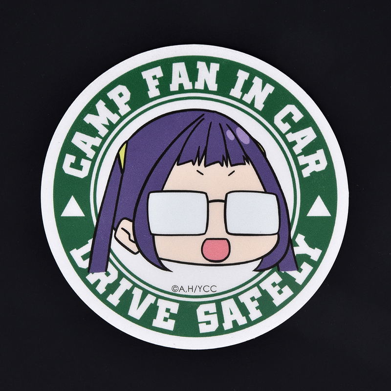 Yurucamp: 09 Chiaki Reflector Magnet Sticker image 1