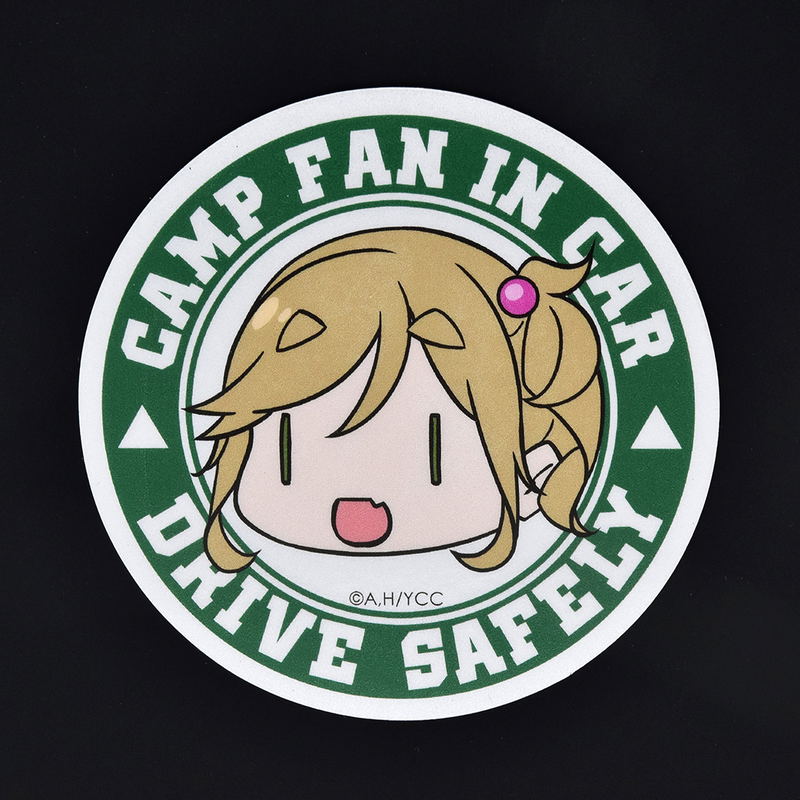 Yurucamp: 11 Aoi Reflector Magnet Sticker image 1