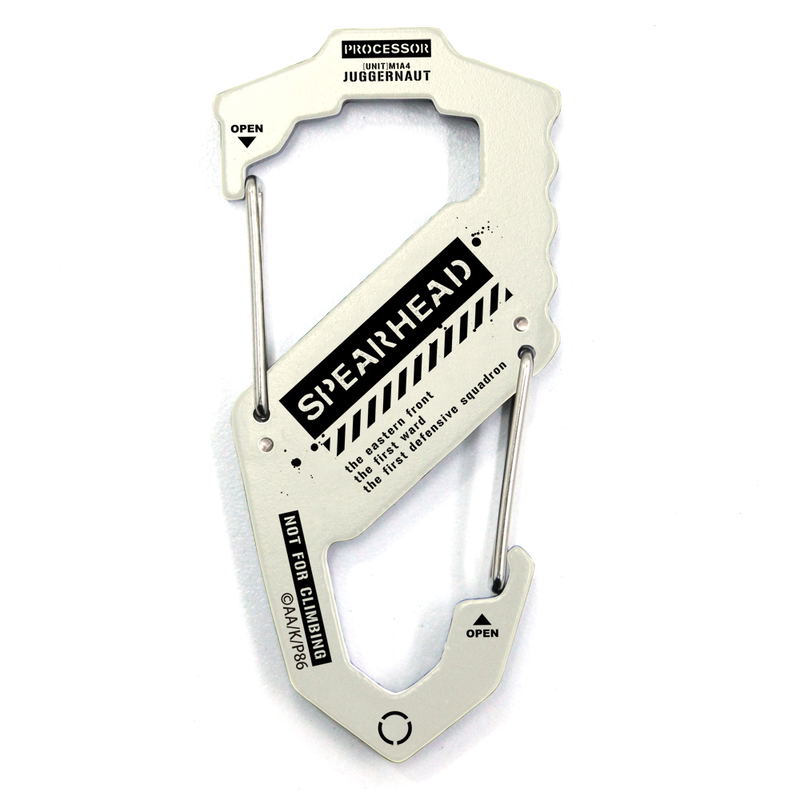 86 -Eighty Six- Spearhead Squadron Carabiner S Type White image 1