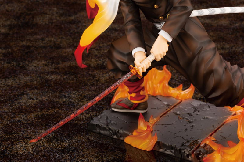 ARTFX J Demon Slayer Kimetsu no Yaiba 1/8 Scale Pre-Painted Figure: Kyojuro Rengoku image 10