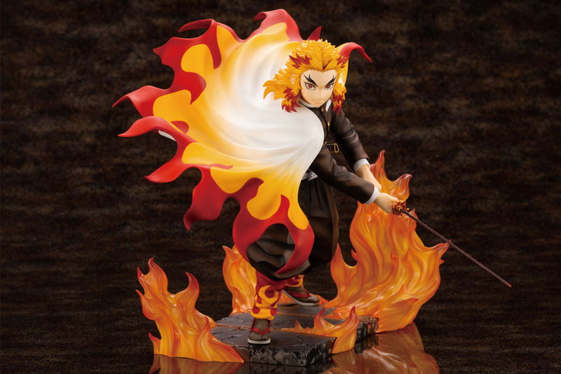 ARTFX J Demon Slayer Kimetsu no Yaiba 1/8 Scale Pre-Painted Figure: Kyojuro Rengoku image 2