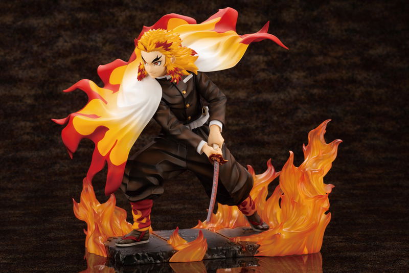 ARTFX J Demon Slayer Kimetsu no Yaiba 1/8 Scale Pre-Painted Figure: Kyojuro Rengoku image 4