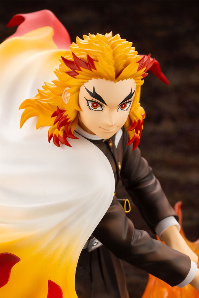 ARTFX J Demon Slayer Kimetsu no Yaiba 1/8 Scale Pre-Painted Figure: Kyojuro Rengoku image 9