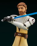 ARTFX+ Star Wars The Clone Wars 1/10 Scale Pre-Painted Figure: Obi-Wan Kenobi The Clone Wars Ver. thumbnail 12