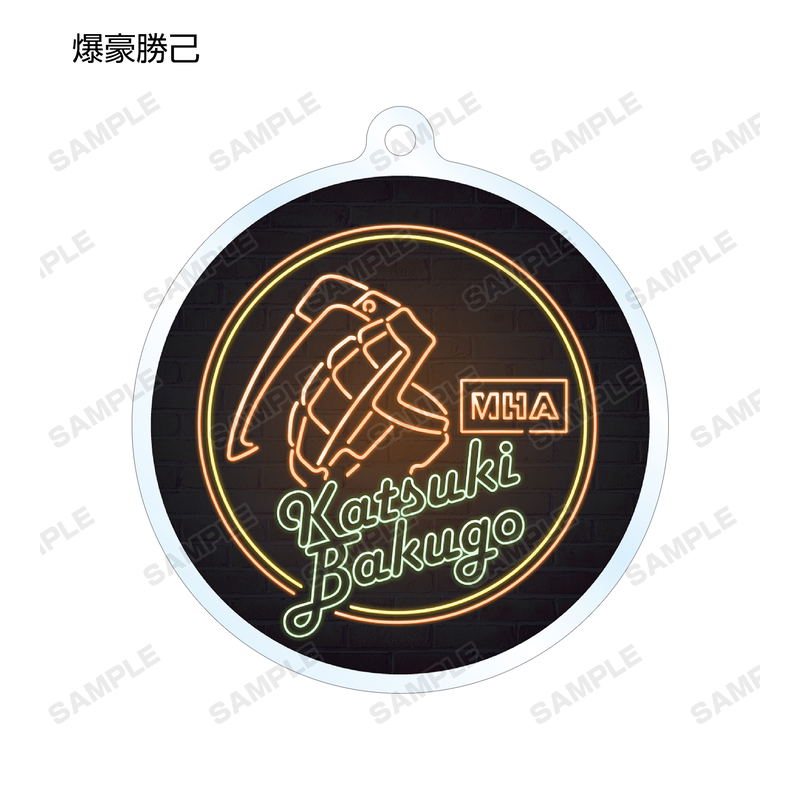 My Hero Academia Trading Ani-Neon Acrylic Keychain (Set of 8 pieces) image 3