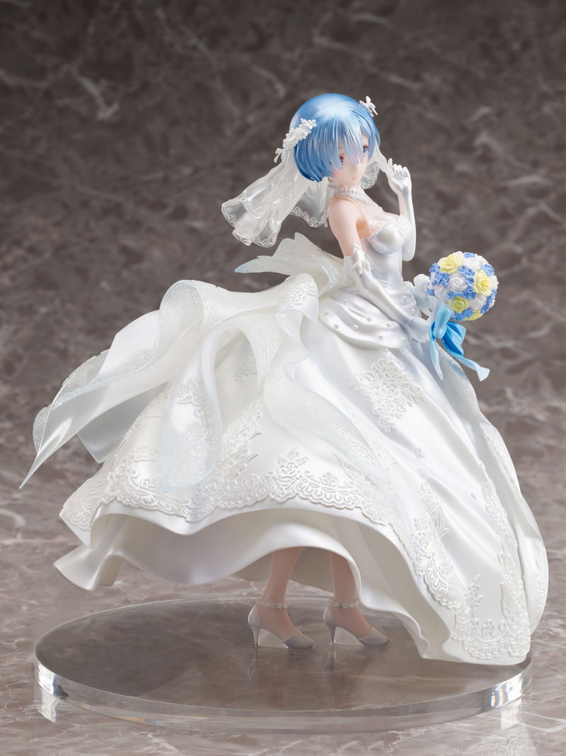 Re:Zero Starting Life in Another World 1/7 Scale Pre-Painted Figure: Rem Wedding Dress image 11