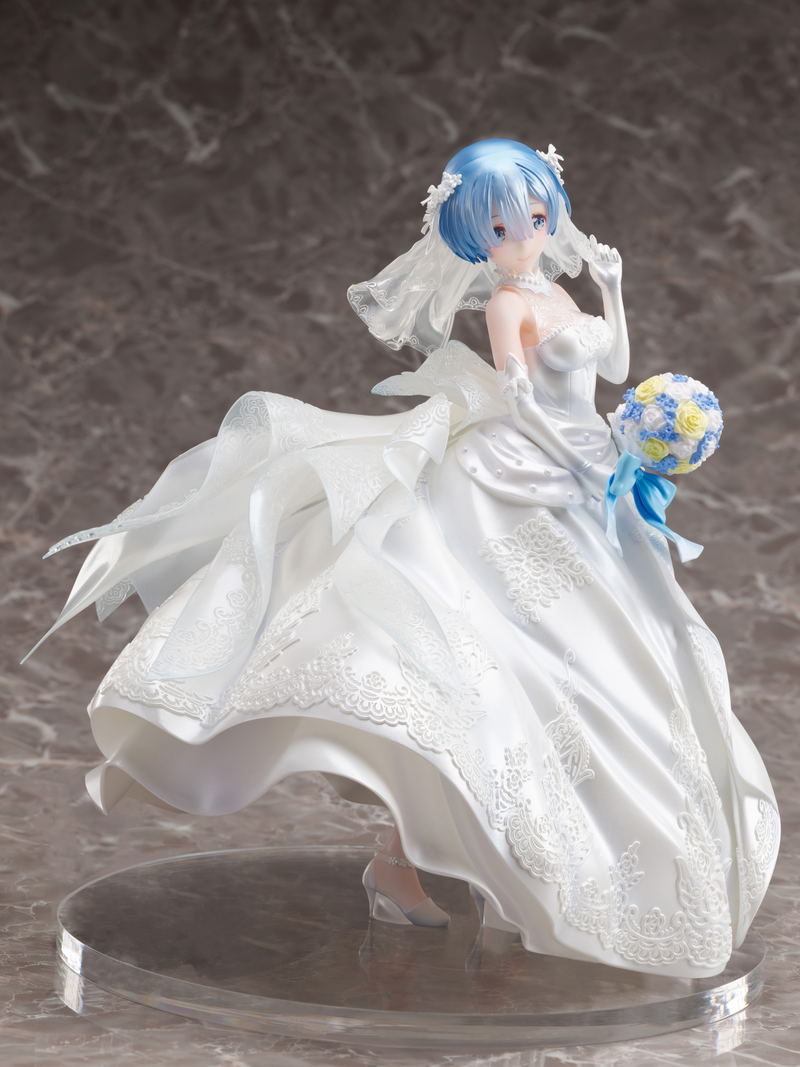 Re:Zero Starting Life in Another World 1/7 Scale Pre-Painted Figure: Rem Wedding Dress image 12