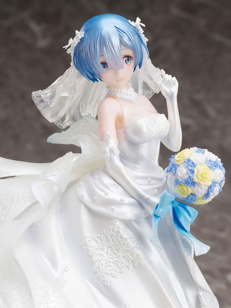 Re:Zero Starting Life in Another World 1/7 Scale Pre-Painted Figure: Rem Wedding Dress image 6