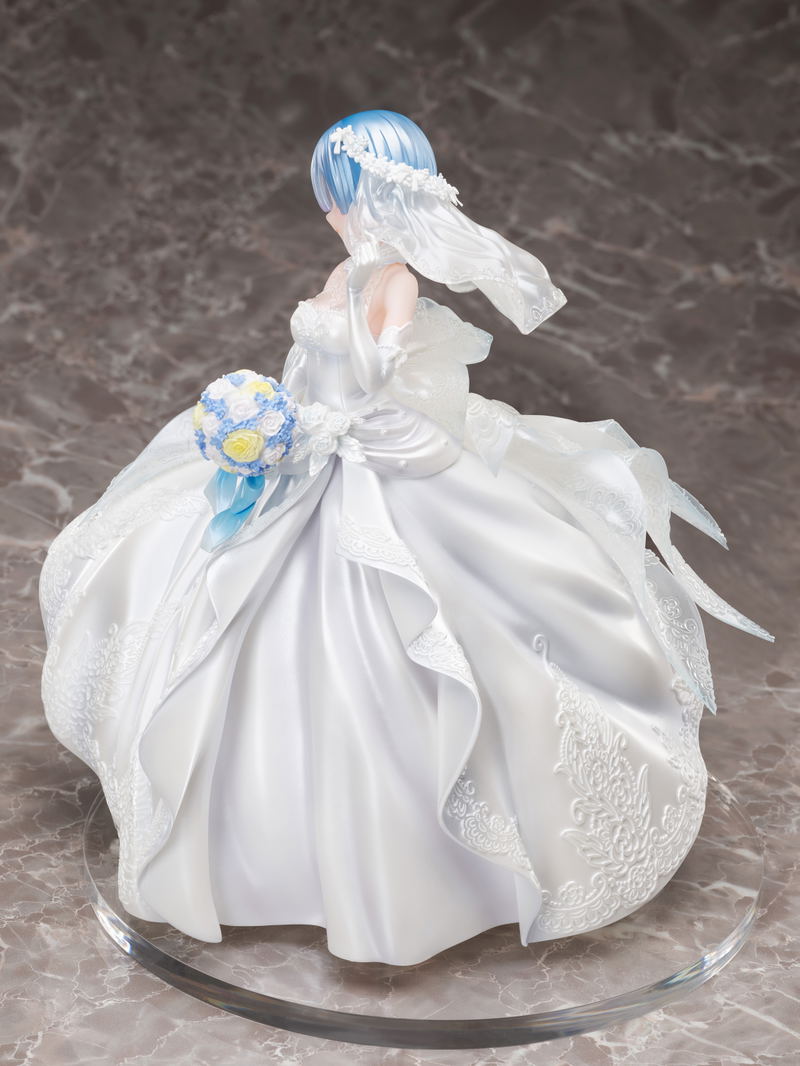 Re:Zero Starting Life in Another World 1/7 Scale Pre-Painted Figure: Rem Wedding Dress image 7