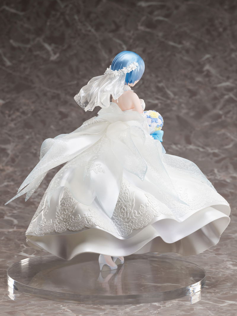 Re:Zero Starting Life in Another World 1/7 Scale Pre-Painted Figure: Rem Wedding Dress image 9