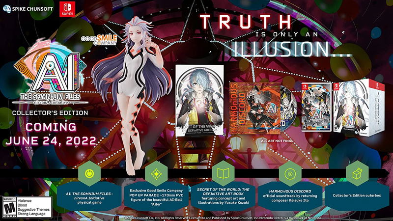 AI: The Somnium Files – nirvanA Initiative [Collector's Edition] image 1