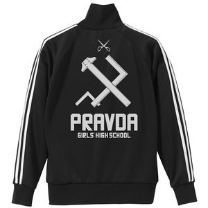 Girls und Panzer Final Chapter - Pravda Girls High School Jersey Black x White (XL Size)_