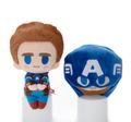 Marvel Cross Buddies Big Chokkorisan with Mask: Steve Rogers (Captain America) thumbnail 2