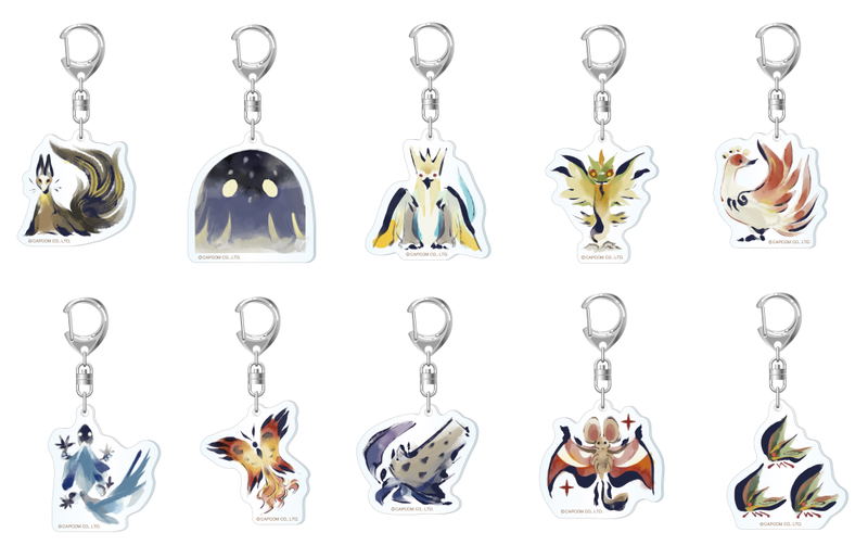 Monster Hunter Rise Environmental Organisms Icon Acrylic Mascot Collection Vol. 3 (Set of 10 pieces) image 1