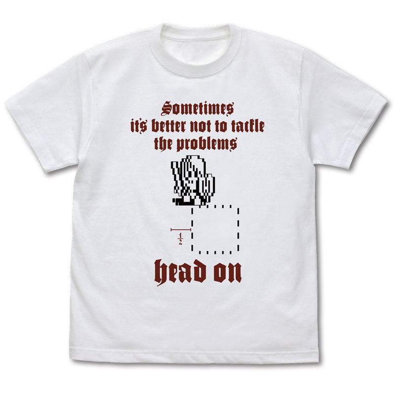 Nihon Falcom - Half-character Shift T-shirt White (L Size) image 1