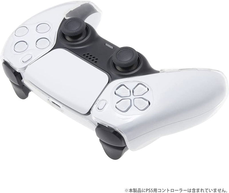 Cyber Gadget Controller Protective Cover Face for PlayStation 5 (Clear) image 2