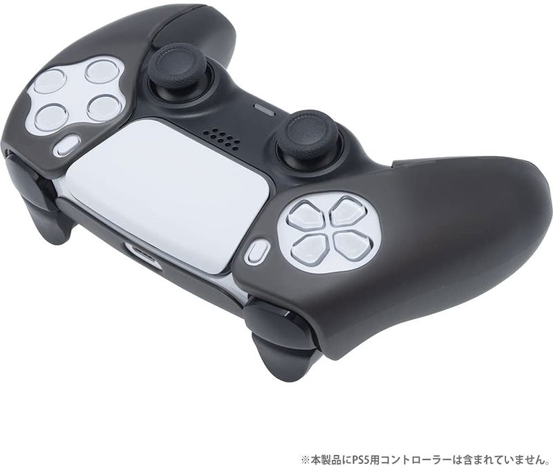 Cyber Gadget Controller Protective Cover FacePro for PlayStation 5 (Clear Black) image 2