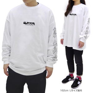 Demon Slayer: Kimetsu no Yaiba - Tanjiro Kamado Big Silhouette Long Sleeve T-shirt White (L Size)_