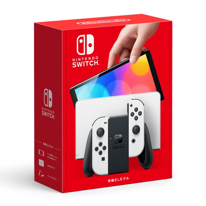Nintendo Switch (OLED Model) White Set image 1