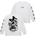 Demon Slayer: Kimetsu no Yaiba - Rengoku Kyojuro Big Silhouette Long Sleeve T-shirt White (L Size) thumbnail 1