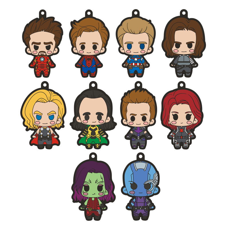 Marvel xBuddies Rubber Mascot (Set of 10 pieces) image 1