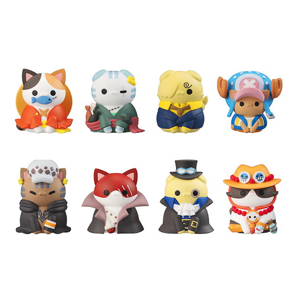 Mega Cat Project One Piece: Nyan Piece Meow! I'll Become the Pirate King, Meow! (Set of 8 Pieces) image 1
