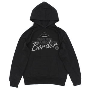 World Trigger: Border Defense Agency - Border Pullover Hoodie Black (S Size)_