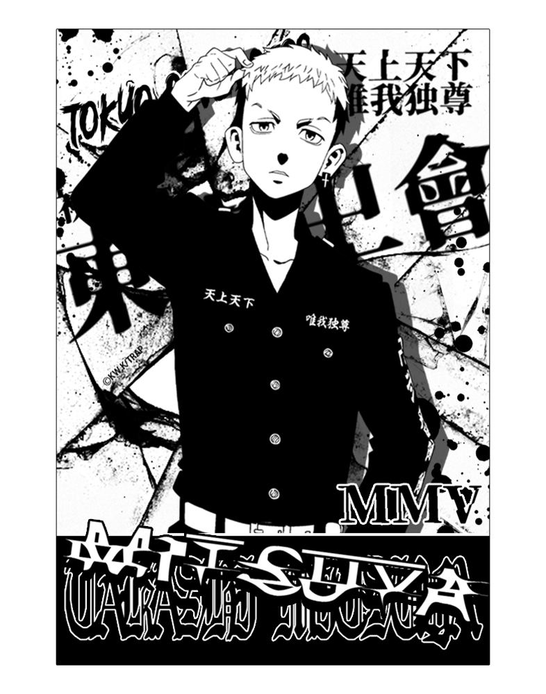 Tokyo Revengers - Takashi Mitsuya Water Resistant Sticker image 1
