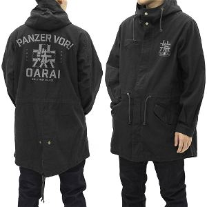 Girls und Panzer Final Chapter - Oarai Girls' Academy M-51 Jacket Black (XL Size)