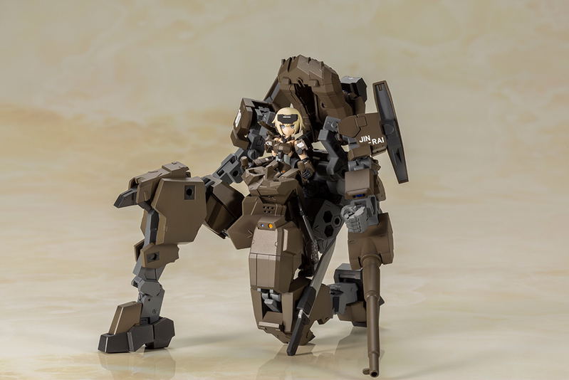 Frame Arms Girl Hand Scale Plastic Model Kit: Gourai with Jinrai Armor image 4