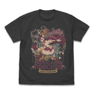 Tropical-Rouge! Precure - Cure Flamingo T-shirt Sumi (L Size)_