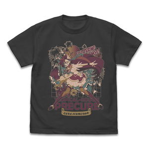 Tropical-Rouge! Precure - Cure Flamingo T-shirt Sumi (M Size)_