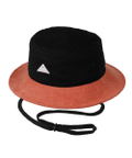 Yuru Camp - Corduroy Bucket Hat 23 Black / Orange thumbnail 1