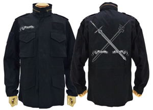 Sword Art Online - Black Swordsman Kirito M-65 Jacket Black (L Size)_