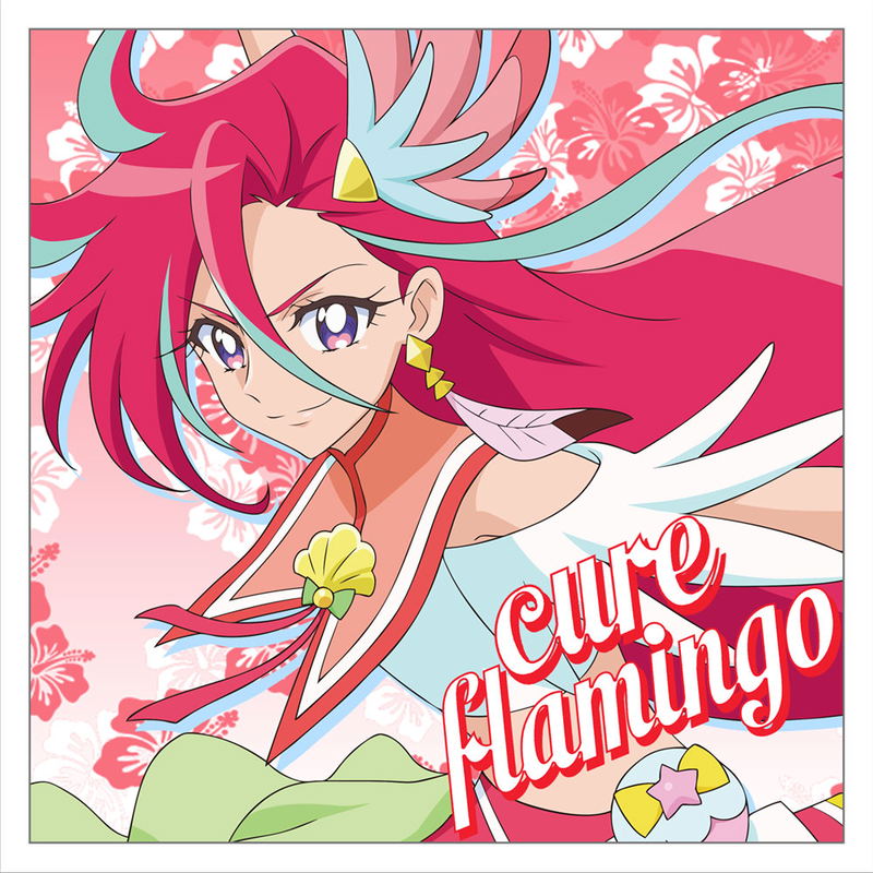 Tropical-Rouge! Pretty Cure - Cure Flamingo Cushion Cover image 1