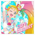 Tropical-Rouge! Pretty Cure - Cure Summer Cushion Cover thumbnail 1