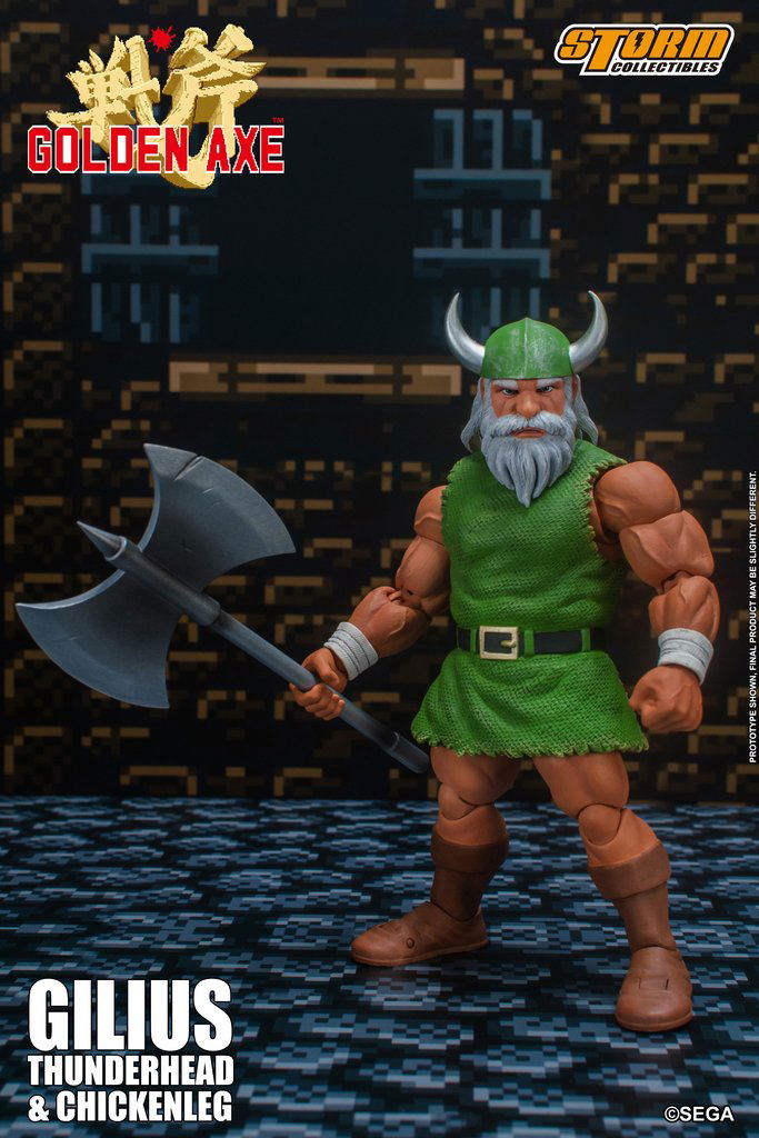 Golden Axe 1/12 Scale Pre-Painted Action Figure: Gilius Thunderhead & Chickenleg image 1