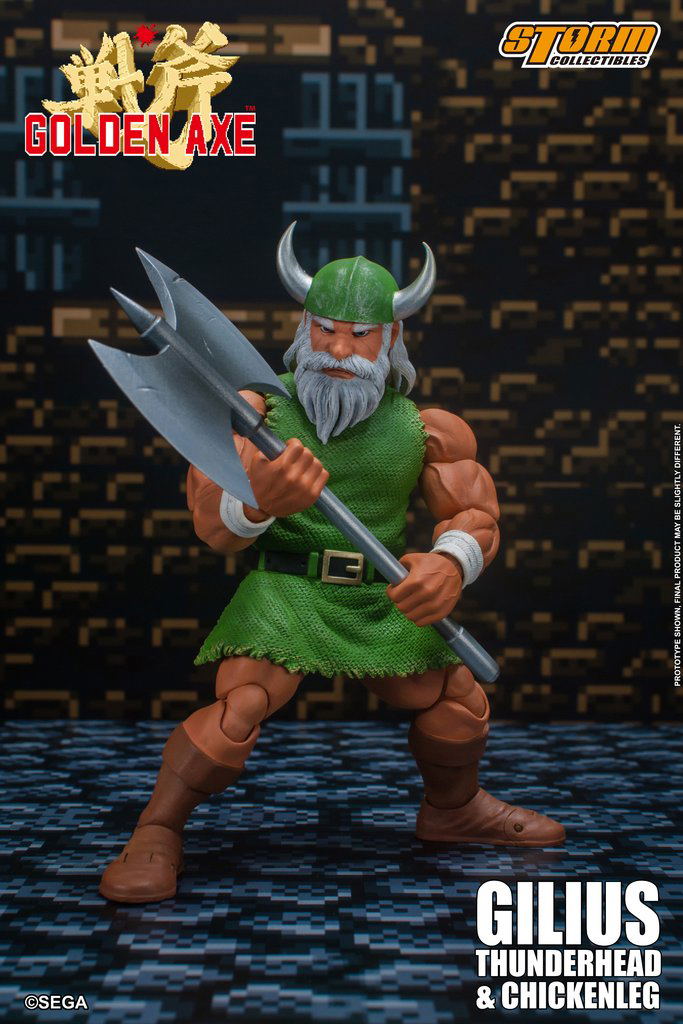Golden Axe 1/12 Scale Pre-Painted Action Figure: Gilius Thunderhead & Chickenleg image 3