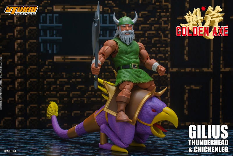 Golden Axe 1/12 Scale Pre-Painted Action Figure: Gilius Thunderhead & Chickenleg image 11