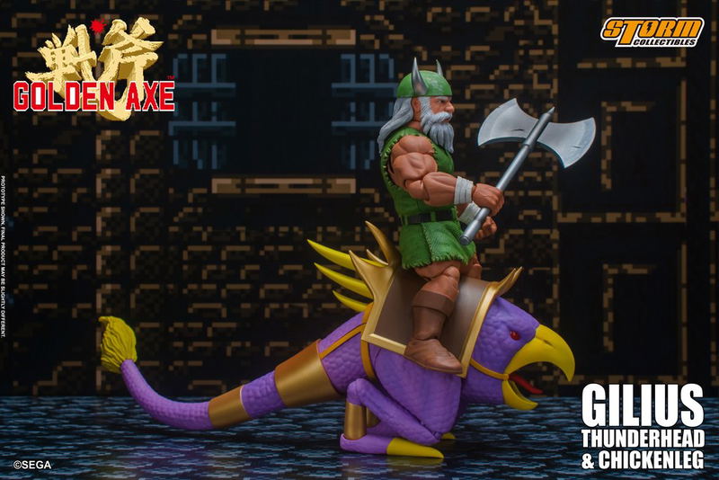 Golden Axe 1/12 Scale Pre-Painted Action Figure: Gilius Thunderhead & Chickenleg image 12