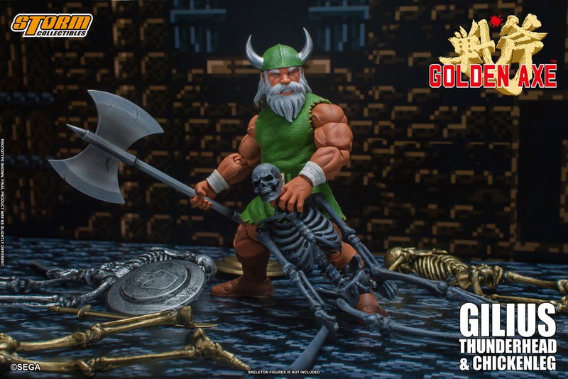 Golden Axe 1/12 Scale Pre-Painted Action Figure: Gilius Thunderhead & Chickenleg image 15