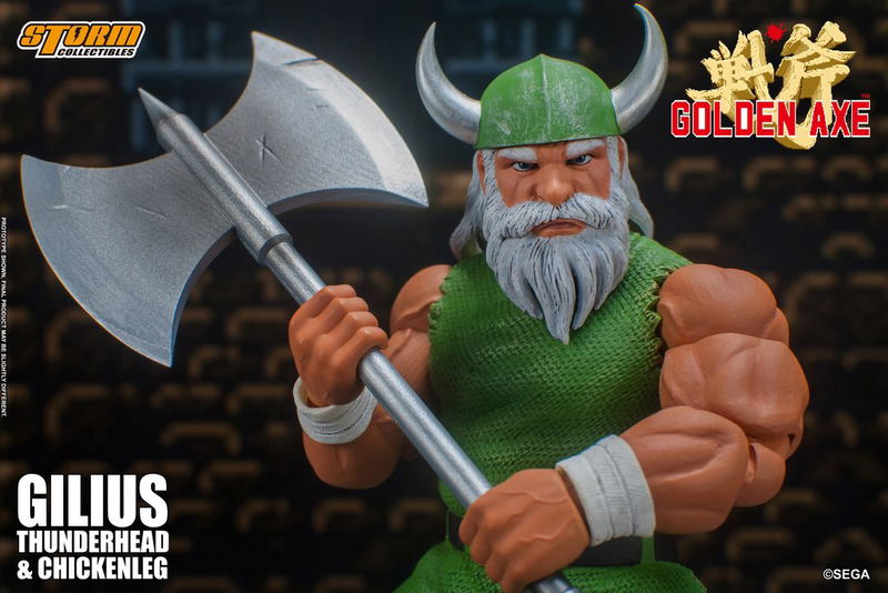 Golden Axe 1/12 Scale Pre-Painted Action Figure: Gilius Thunderhead & Chickenleg image 16